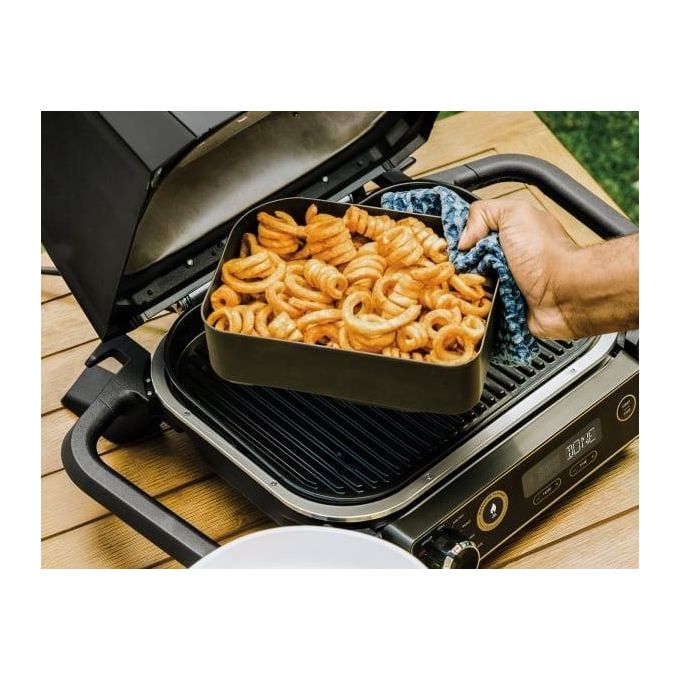 Ninja Cestello per Frittura ad Aria Combinato per Barbecue Elettrico Ninja Woodfire