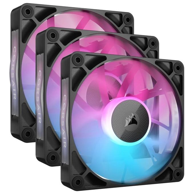 Corsair CO-9051018-WW iCUE LINK RX120 Ventilatore 120 mm 2100 rpm PWM Cuscinetto a Levitazione Magnetica colore Nero