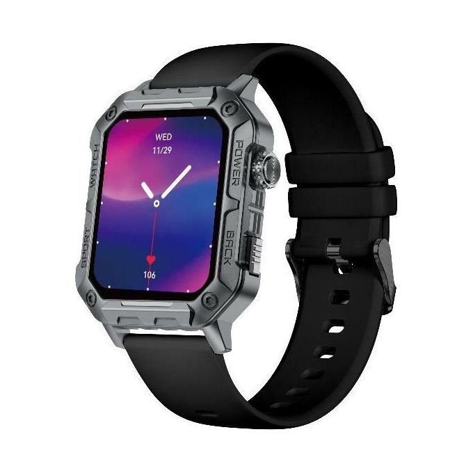 Nilox NXSWTRAILWATCH Trailwatch Smartwatch 1,91'' 320x385 Pixel Resistente all'Acqua IP67 Batteria 5 Giorni colore Nero