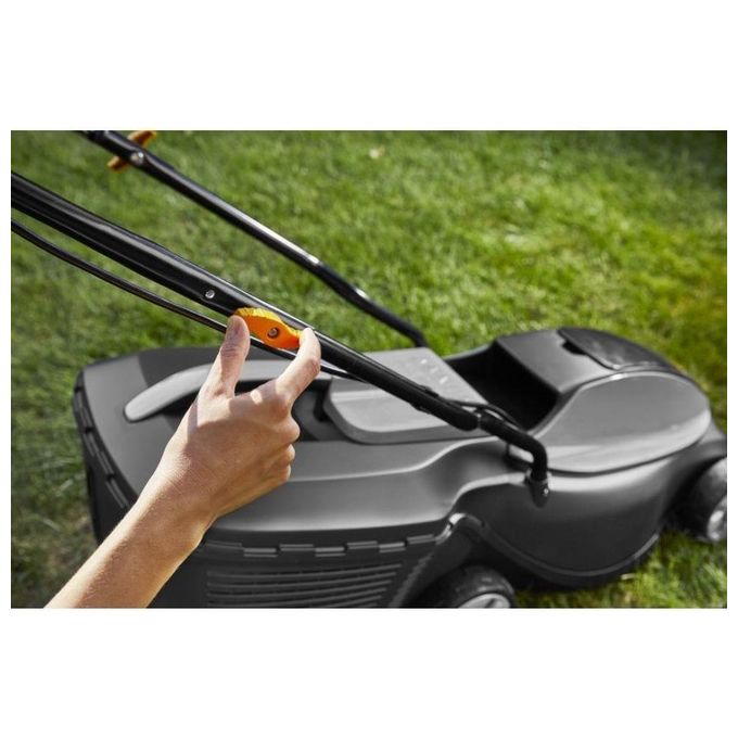 Alpina 291302064-A24 AL 3020 Li Kit Tosaerba a Batteria 20V 4Ah Taglio 30cm Sacco 30L per prati fino a 200m²