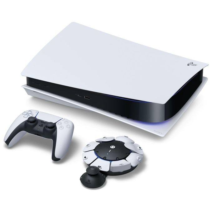 Sony 1234355 Controller Access PS5 Personalizzabile Wireless USB Type-C 30 Profili colore Nero e Bianco