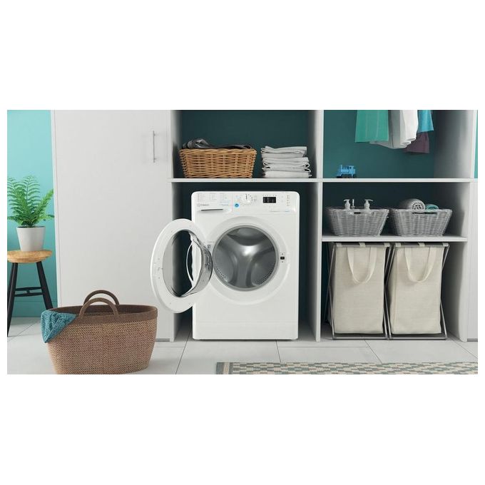 Indesit BWSA 7125X WV IT Lavatrice Slim 7 Kg Classe B Profondita' 43 cm Centrifuga 1200 giri Motore Inverter Funzione Vapore