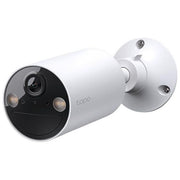TP-Link TC82 Tapo Telecamera di Sorveglianza IP Wire-Free 2K Batteria 6400 mAh IP65 Wi-Fi Visione Notturna colore Bianco