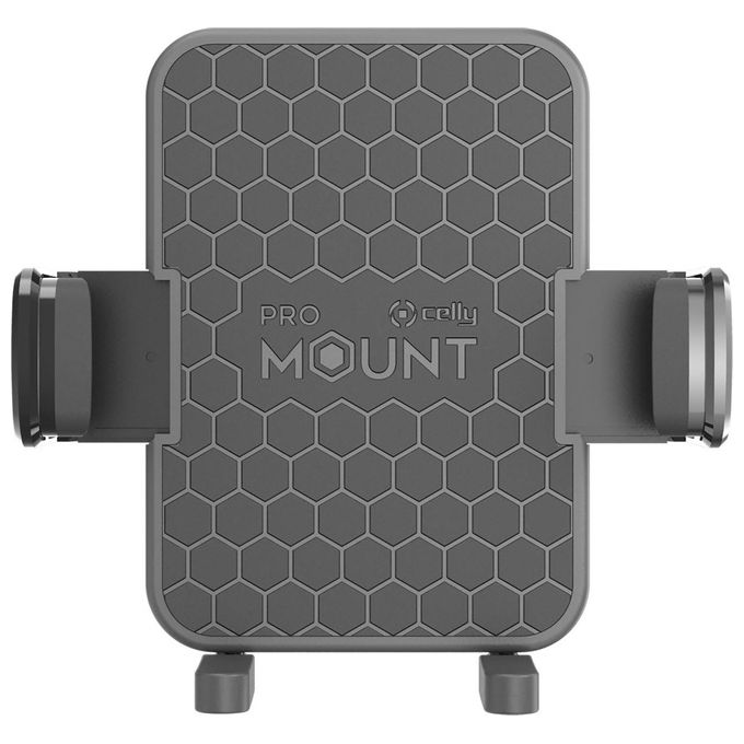 Celly MOUNTVENTPLUSBK Airvent Holder Plus Supporto Smartphone da Auto clip griglia universale fino a 6,5'' rotazione 360° colore Nero
