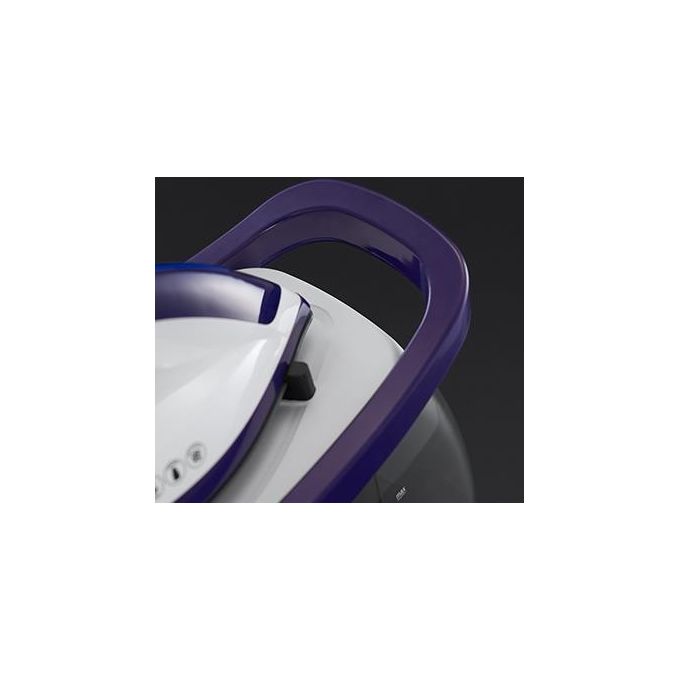 Russell Hobbs 24440-56 Steam Power Ferro da Stiro a Caldaia 2600W 4,5 bar Piastra Ceramica 1,3L colore Viola Bianco