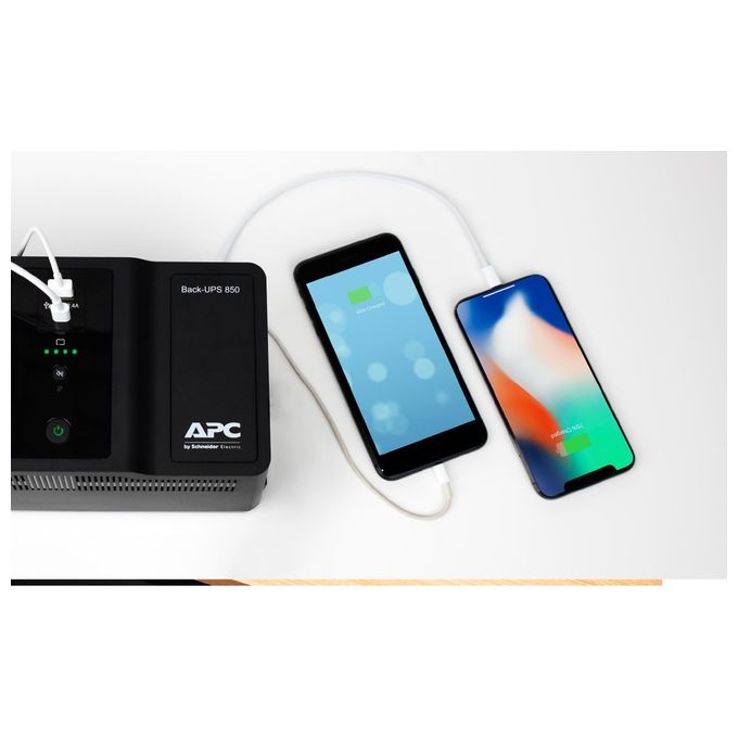 APC Back-UPS BE850G2 UPS 230 V c.a. V 520W 850VA Connettori di Uscita 8 Nero