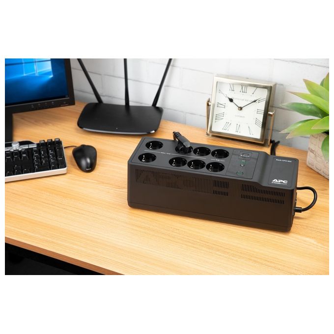 APC Back-UPS BE850G2 UPS 230 V c.a. V 520W 850VA Connettori di Uscita 8 Nero