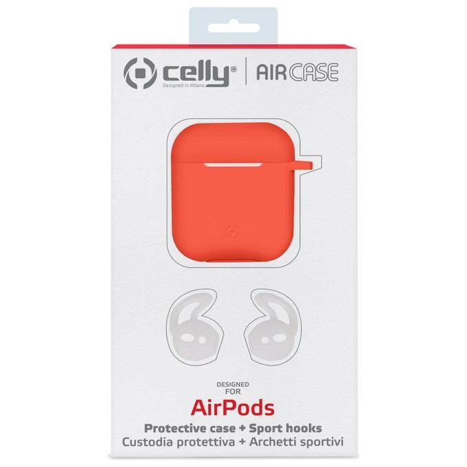Celly AirPod Case Sport Buds Arancione
