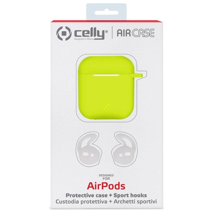 Celly AirPod Case Sport Buds Giallo