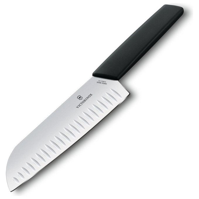 Victorinox Swiss Modern Coltello Santoku con Lama Alveolata in Acciaio Inox 17cm