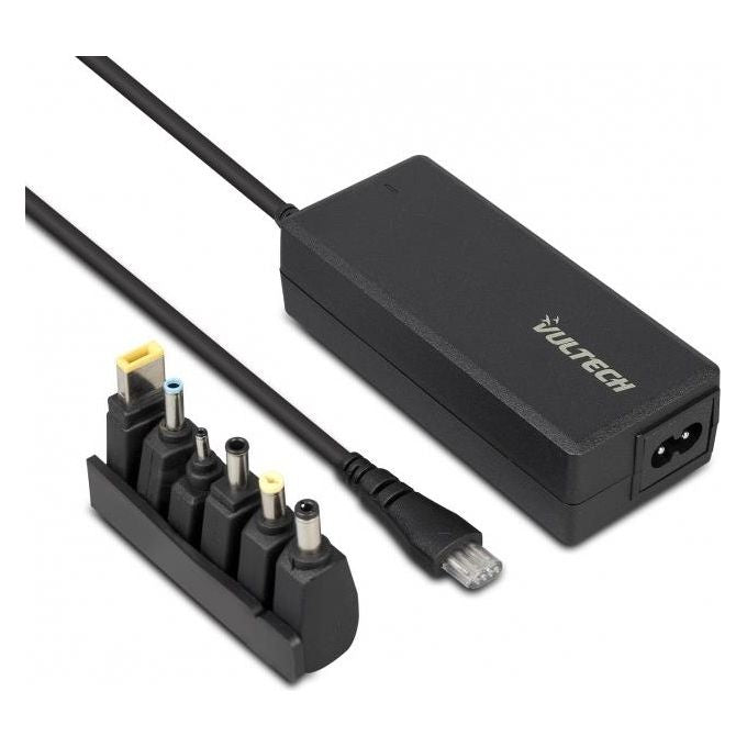 Vultech Alimentatore Universale per Notebook 70W Autosettante