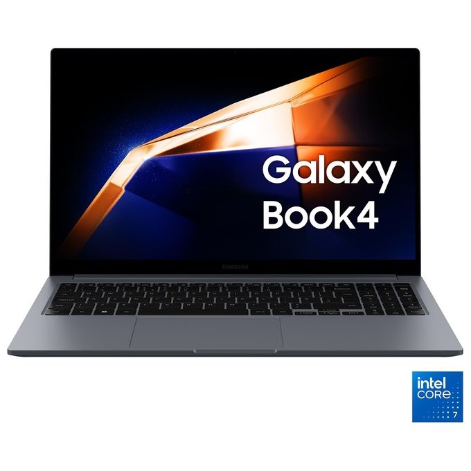 Samsung NP750XGK-KG1IT Galaxy Book4 Notebook 15,6'' Intel Core 7 150U 16GB RAM 512GB SSD Windows 11 Home colore Moonstone Gray