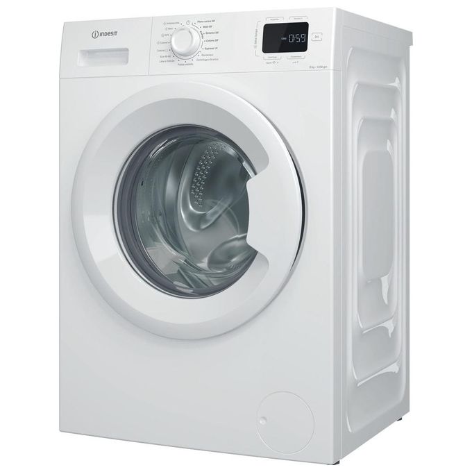 Indesit IM862MYTIMEIT Lavatrice a caricamento frontale 8 Kg 1200 giri Classe B Motore Inverter 55 cm Bianco