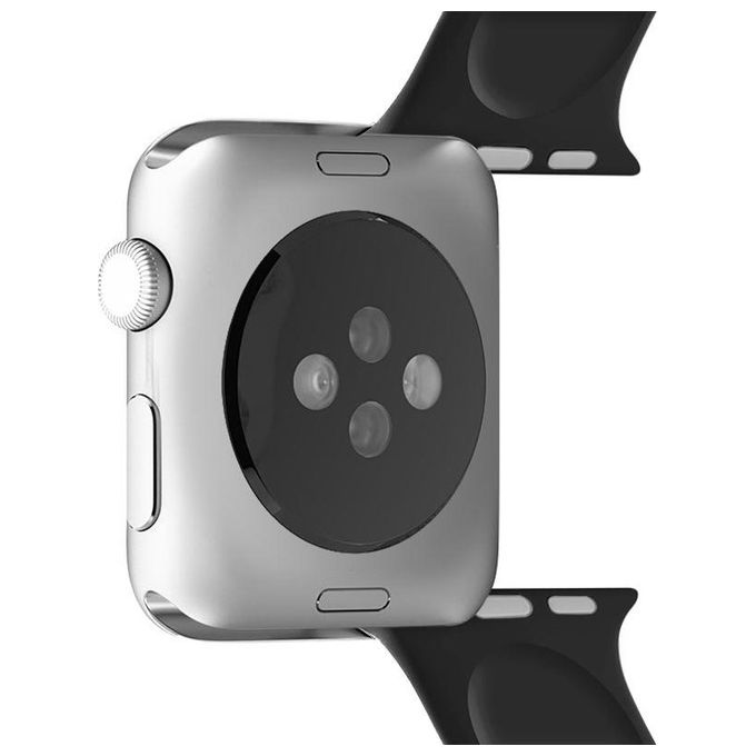 Puro AW44ICONBLK Icon Cinturino in Silicone per Apple Watch 42 44 45 49mm colore Nero