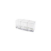 Lebez Bicchiere Portapenne 3 Scomparti Trasparente