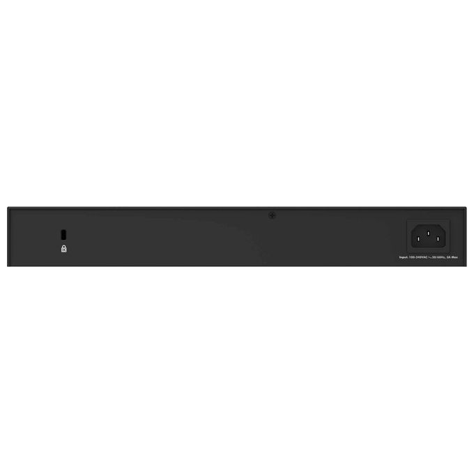 Netgear GS324P Switch Non Gestito Gigabit Ethernet 10-100-1000 Nero 1U Supporto Power over Ethernet