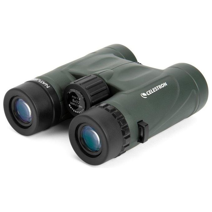 Celestron 71330-CGL Nature DX Binocolo 8x32 Prisma BaK-4 Impermeabile colore Verde