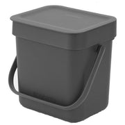 Brabantia Sort e Go Pattumiera 3 Litri Grigio