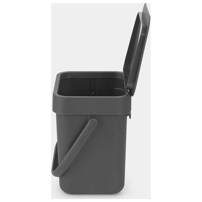Brabantia Sort e Go Pattumiera 3 Litri Grigio