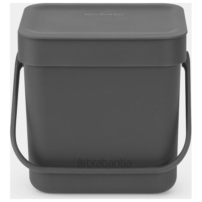 Brabantia Sort e Go Pattumiera 3 Litri Grigio