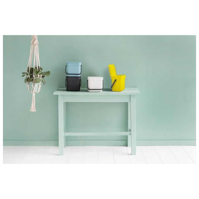 Brabantia Sort e Go Pattumiera 3 Litri Grigio