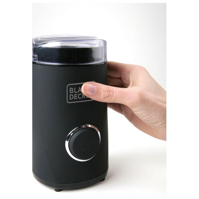 Black+Decker Macinacaffe' Elettrico 150W Plastica Nero-Acciaio