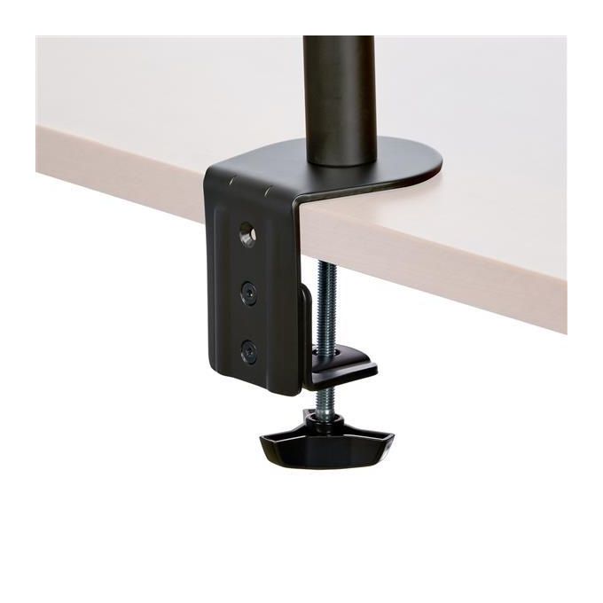 Startech ARMDUAL2 Staffa per Due Monitor con Montaggio du Scrivania Design a Barre Trasversali Articolabile in Acciaio