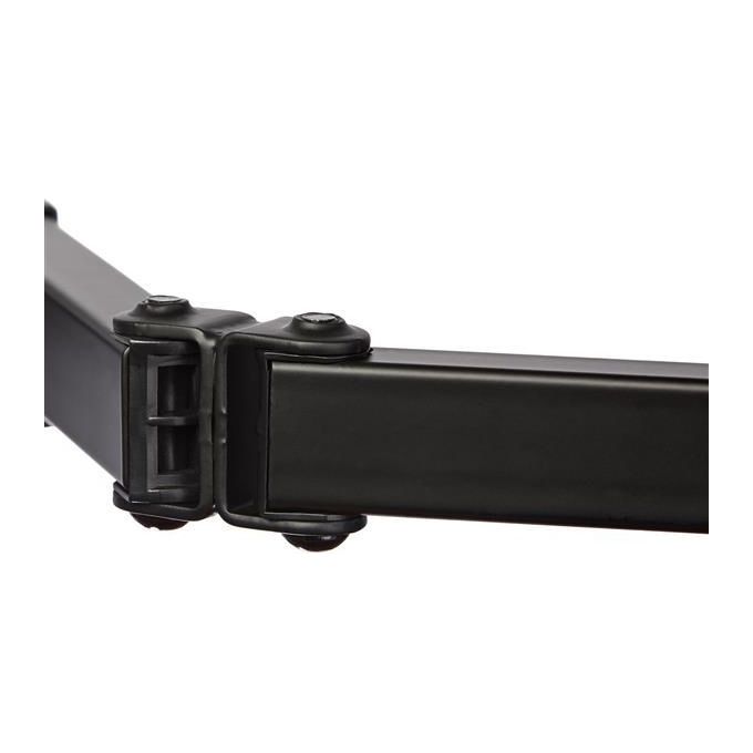 Startech ARMDUAL2 Staffa per Due Monitor con Montaggio du Scrivania Design a Barre Trasversali Articolabile in Acciaio