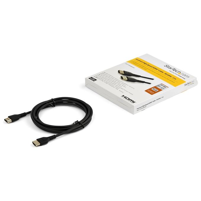 Startech Cavo Premium Hdmi ad Alta Velocita' con Ethernet da 2mt 4k 60Hz
