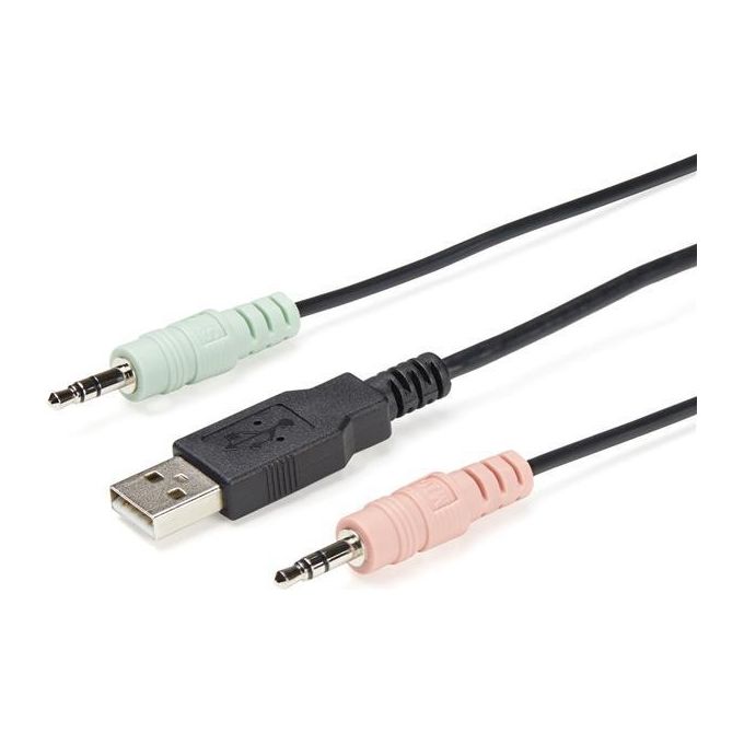 StarTech.com Switch DisplayPort KVM 4K a 60Hz e 2 Porte con Cavi Integrati