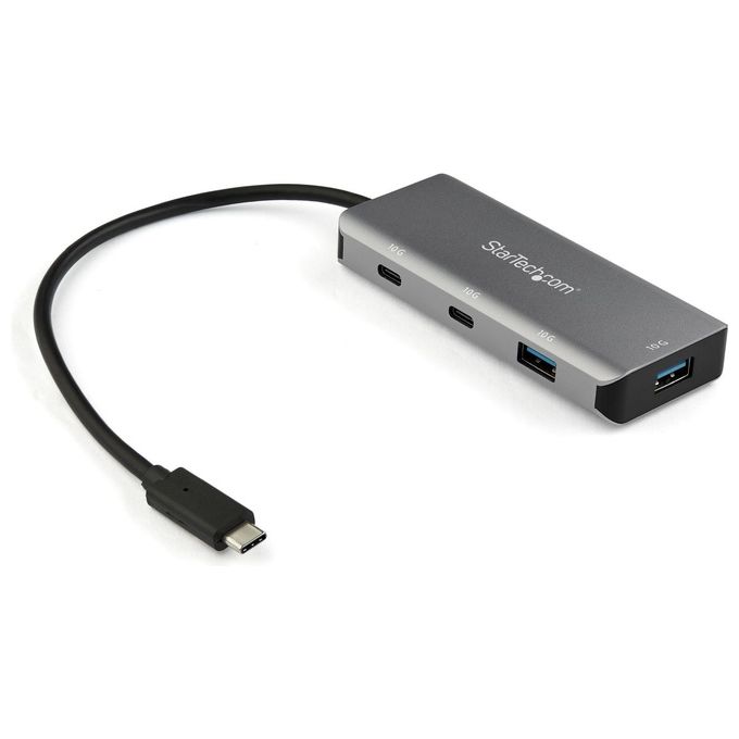 Startech Hub Usb-c A 4 Porte 10 Gbps 2 Usb-A e 2 Usb-C