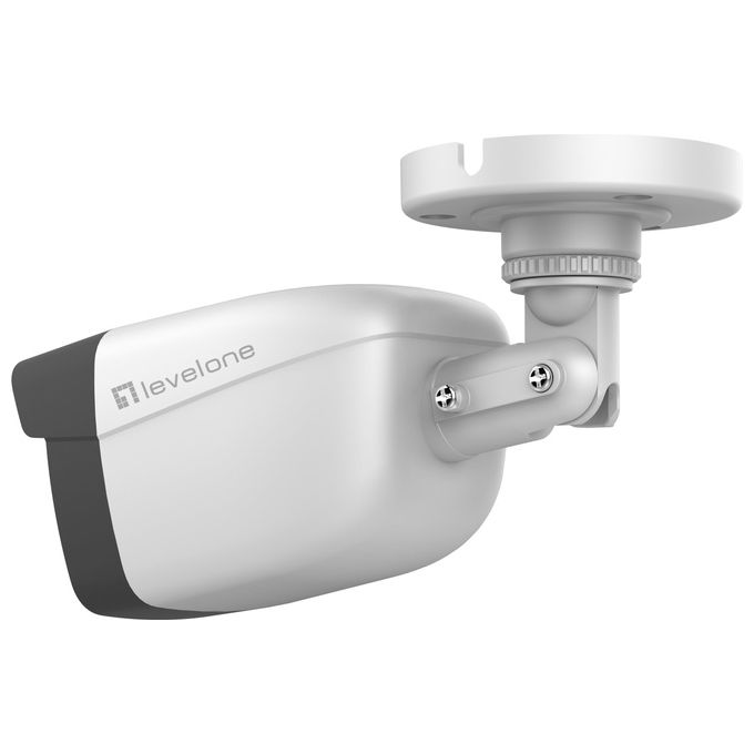 LevelOne FCS-5201 Telecamera IP Capocorda Full HD 1080p 2 MP Visione Notturna 30 m IP67 PoE Interno Esterno colore Bianco