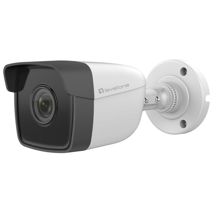 LevelOne FCS-5201 Telecamera IP Capocorda Full HD 1080p 2 MP Visione Notturna 30 m IP67 PoE Interno Esterno colore Bianco