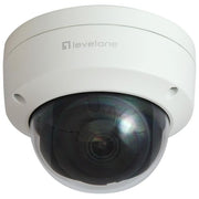 LevelOne FCS-3402 Telecamera IP Dome Fissa 2MP H.265 PoE Interno Esterno Visione Notturna 30m IP67 colore Bianco