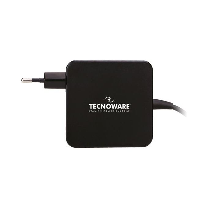 Tecnoware Alimentatore Usb-C da Casa Nero Cavo 2,1mt