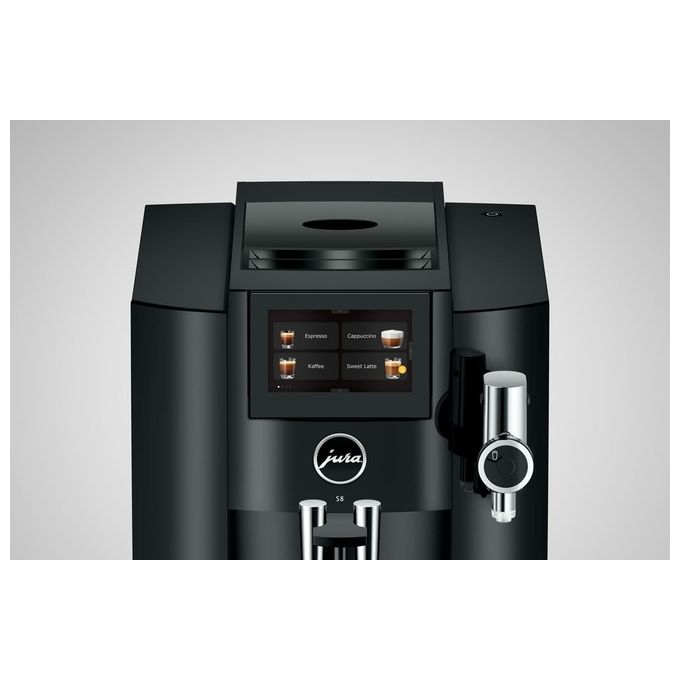 Jura 15482 S8 Macchina da caffe' Automatica 1.9 L 15 bar 1450 W 27 Specialita' Display Touch 4.3'' Wi-Fi Sweet Foam colore Nero