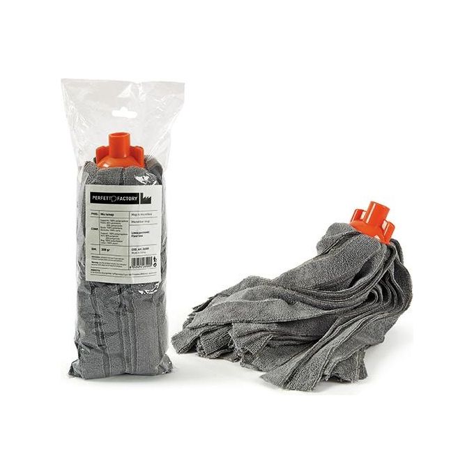 Perfetto Perfetto Micromop Mop in Microfibra Tessuto Grigio 10x10x33cm