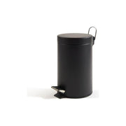 Perfetto Bidone a Pedale con Vaschetta 5 Litri Nero