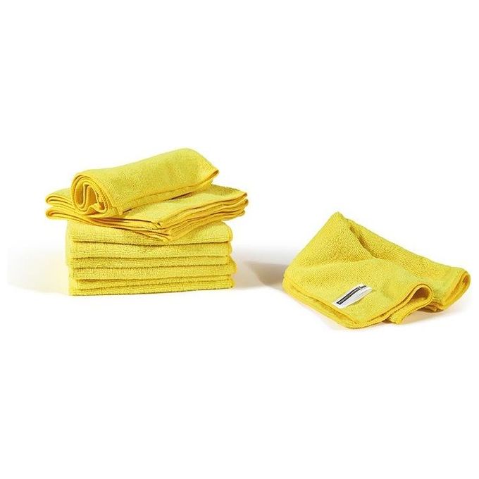 Perfetto Panno in Microfibra 40x40cm 10 Pezzi Giallo