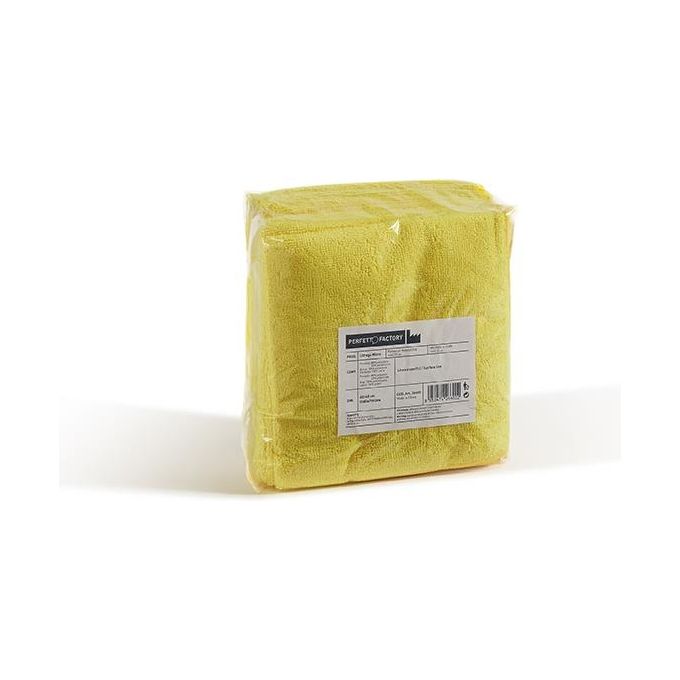 Perfetto Panno in Microfibra 40x40cm 10 Pezzi Giallo