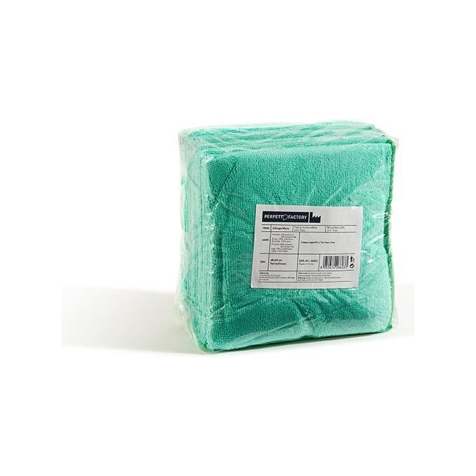 Perfetto Panno Microfibra 40x40cm 10 Pezzi Verde