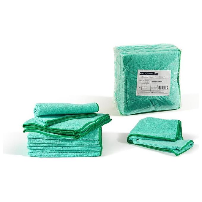 Perfetto Panno Microfibra 40x40cm 10 Pezzi Verde