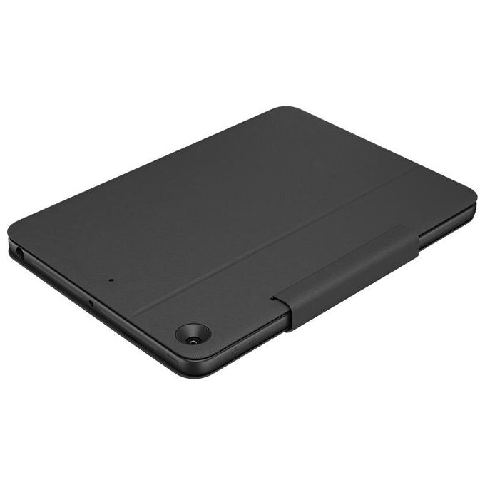 Logitech Rugged Folio Custodia con Tastiera Protettiva per iPad 7a Generazione con Smart Connector e Tastiera Resistente agli Schizzi Graphite