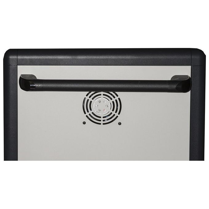 Link armadio alloggiamento 60 tablet con ruote multiprese incluse ventole di raffreddamento porta in acciaio traforata colore grigio nero
