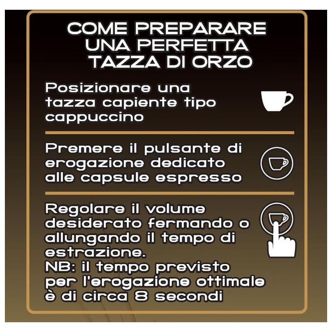 Illy Capsule Hordeum Orzo 18 Pezzi