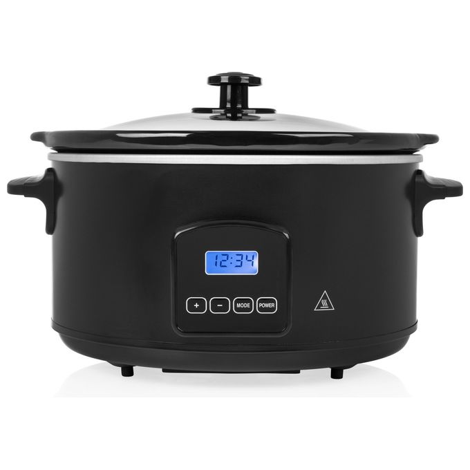 Tristar VS-3920 Pentola a Cottura Lenta 4 5 L 210 W con Timer Digitale e 4 Programmi Preimpostati colore Nero
