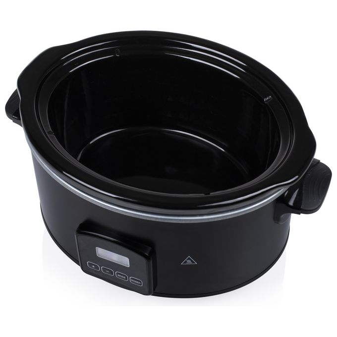 Tristar VS-3920 Pentola a Cottura Lenta 4 5 L 210 W con Timer Digitale e 4 Programmi Preimpostati colore Nero