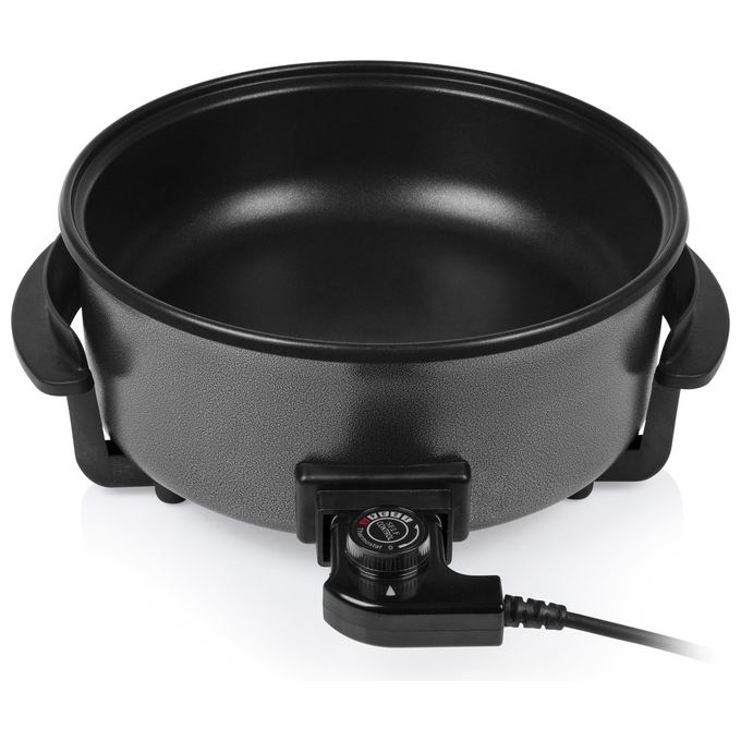 Tristar PZ-9135 Padella Multifunzione 5 L 1500 W con Divisore Coperchio Rimovibile Termostato Regolabile colore Nero