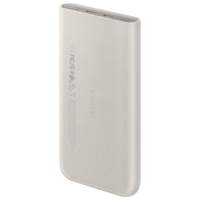 Samsung EB-U2510XUEGEU Power Bank 10000 mAh 25W con Ricarica Wireless e 2 Porte USB-C colore Beige