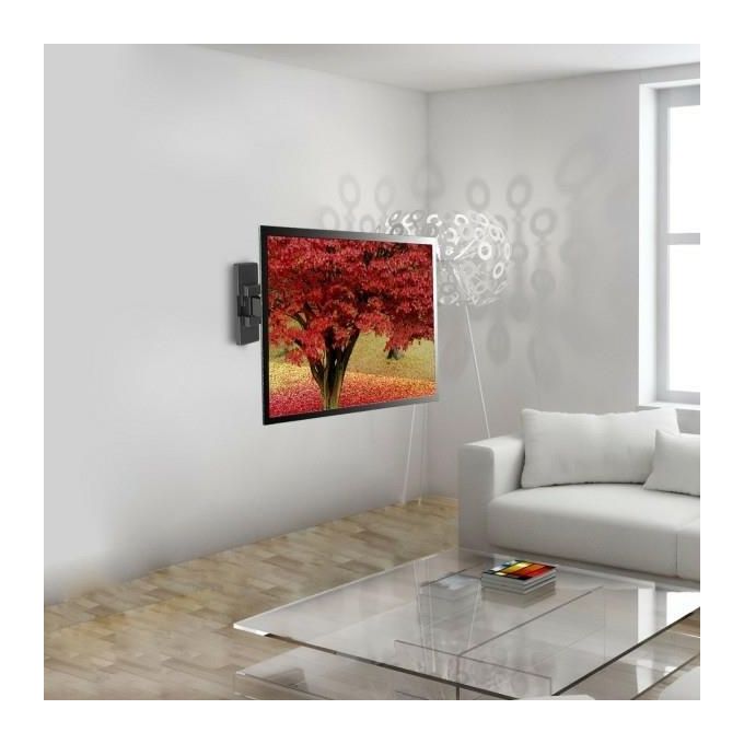 Eminent Ewent EasyTurn EW1522 Montaggio a Parete per Tv Lcd Metallo Acciaio Nero Dimensione Schermo 13-42